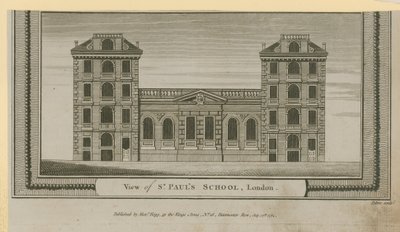 Näkymä St Pauls Schoolista tekijältä English School