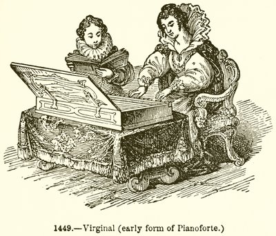 Virginal (Planoforten varhainen muoto) tekijältä English School