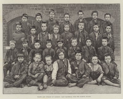 Waifs and Strays of London, Raaka-aine koululautakunnalle (kaiverrus) tekijältä English School
