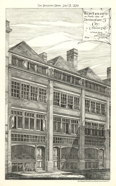 Varastot Devonshire Streetin pohjoispuolella tekijältä English School