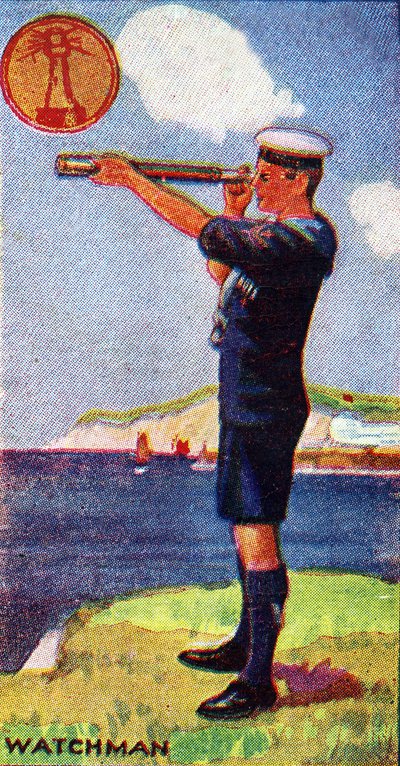 Vartijan partiomerkki, 1923 tekijältä English School