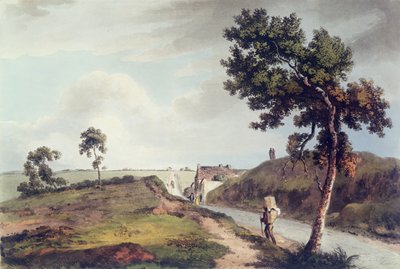 Waterloo, kaiverrus C. Turner, 1816 (värillinen kaiverrus) tekijältä English School