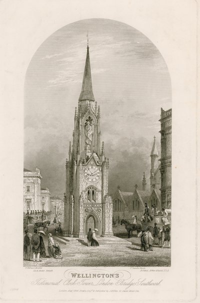 Wellingtons Testimonial Clock Tower, London Bridge, Southwark tekijältä English School