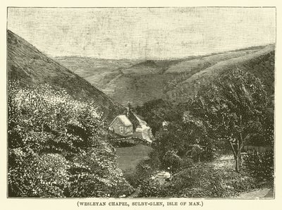 Wesleyan Chapel, Sulby-Glen, Mansaari (kaiverrus) (kaiverrus) tekijältä English School