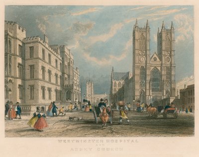 Westminster Hospital ja Abbey Church tekijältä English School