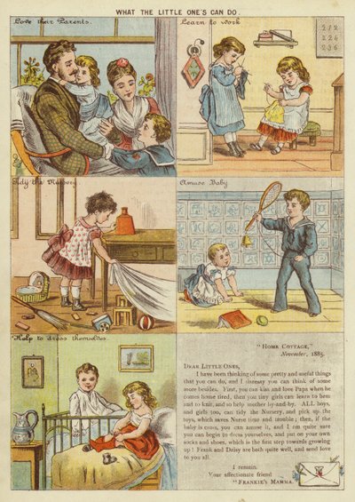 Mitä pieni voi tehdä (chromolitho) tekijältä English School