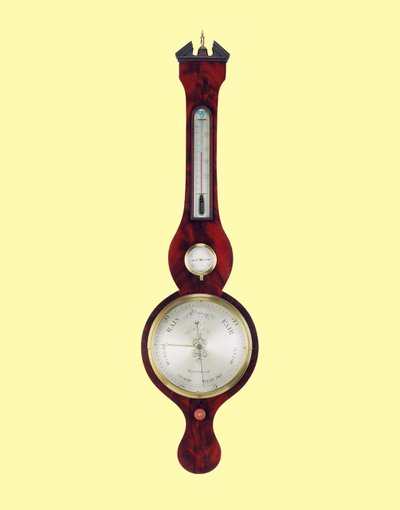 Pyöräbarometri, J. Ortelli & Co., 1800-luvun ensimmäinen puolisko tekijältä English School