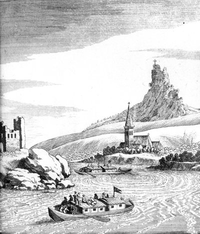 Whirlpool in the Danube, Edward Brownen kertomus useista matkoista, julkaistu 1677 tekijältä English School