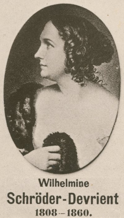 Wilhelmine Schroder-Devrient (syväpaino) tekijältä English School