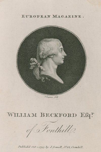 William Beckford Fonthillista, Lontoon pormestari 1756 tekijältä English School