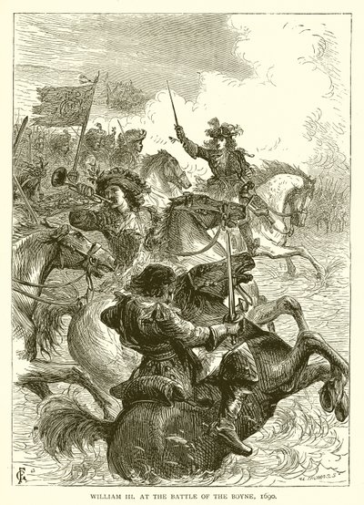 William III Boynen taistelussa 1690 tekijältä English School