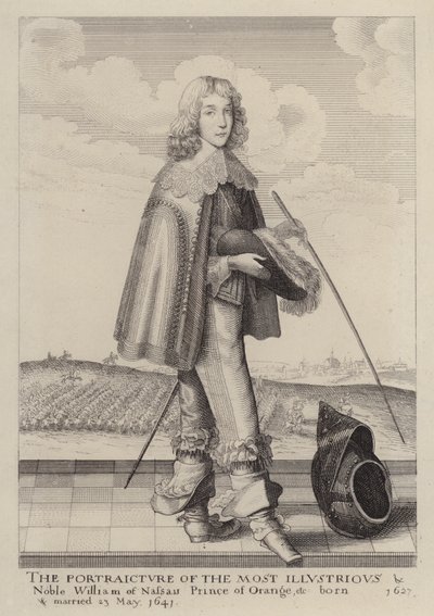 William II Orange-Nassau, Orangen prinssi (etsaus) tekijältä English School