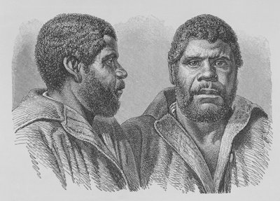 William Lanney, viimeinen tasmanialainen, Prof. Friedrich Ratzelin teoksesta The History of Mankind, Vol.1, 1896 tekijältä English School