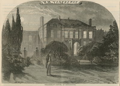 William Makepeace Thackeraysin talo Kensingtonissa Lontoossa tekijältä English School