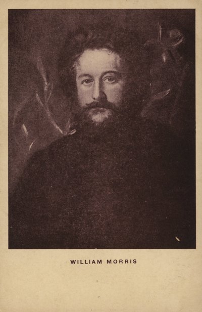 William Morris (1834-1896), englantilainen tekstiilisuunnittelija, taiteilija ja kirjailija (litografia). tekijältä English School