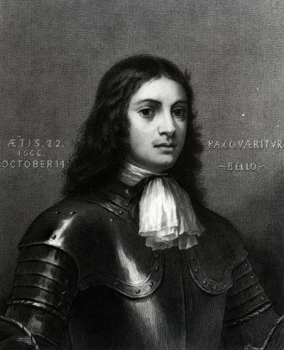 William Penn 22-vuotias, S. A. Schoffin painatus, 1862 (kaiverrus) tekijältä English School