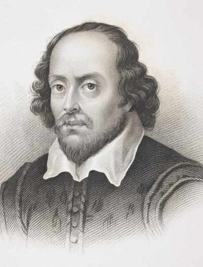 William Shakespeare, Galleria of Historical Portraits, julkaistu noin 1880 tekijältä English School