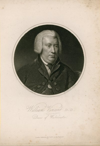 William Vincent, Westminsterin dekaani tekijältä English School