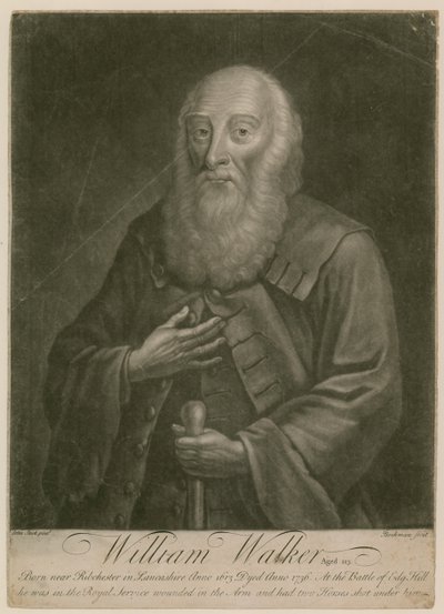 William Walker, 123-vuotiaana, syntynyt 1613, kuollut 1736 tekijältä English School