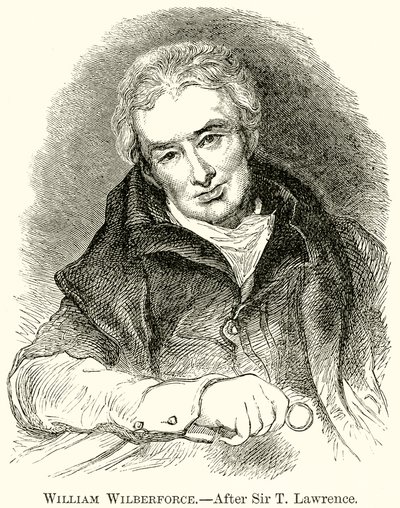 William Wilberforce. Sir T. Lawrencen jälkeen (kaiverrus) tekijältä English School