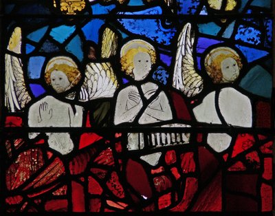 Ikkuna s3, joka kuvaa enkelihierarkiaa: Seraphim tekijältä English School
