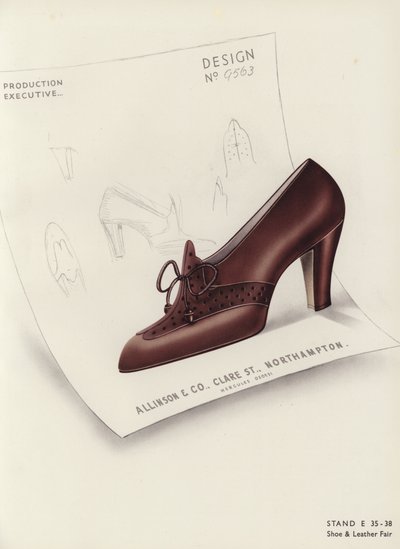 Naisten kenkämainos, 1930-luku tekijältä English School