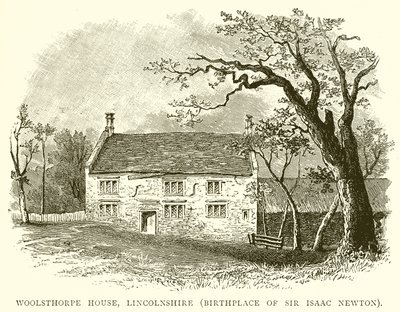 Woolsthorpe House, Lincolnshire (Sir Isaac Newtonin syntymäpaikka) tekijältä English School