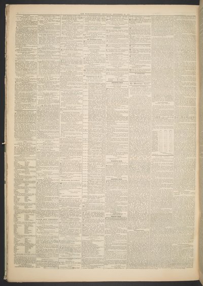 Worcestershire Chronicle, 20. syyskuuta 1871 (sanomalehtipaperi) tekijältä English School