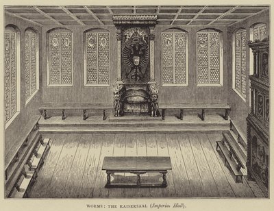 Worms, Kaisersaal, Imperial Hall (kaiverrus) tekijältä English School