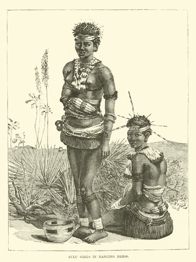 Zulu-tytöt tanssimekossa tekijältä English School