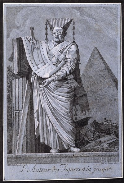 Arkkitehti kreikkalaiseen tyyliin, 1771 tekijältä Ennemond Alexandre Petitot