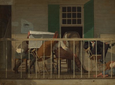 Todellinen amerikkalainen, n. 1874. tekijältä Enoch Wood Perry