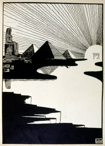 Pääsiäisjuhla, kirjasta Juuda, jonka on kuvittanut Ephraim Moses Lilien (1874-1925). Liliania pidetään sionistisen ikonografian isänä, joka on luotu jugendstil-tyyliin (saksalainen jugendtyyli). Hän kuvitti "Juda" (1900), raamatullisen runouden kirjan tekijältä Ephraim Moses Lilien