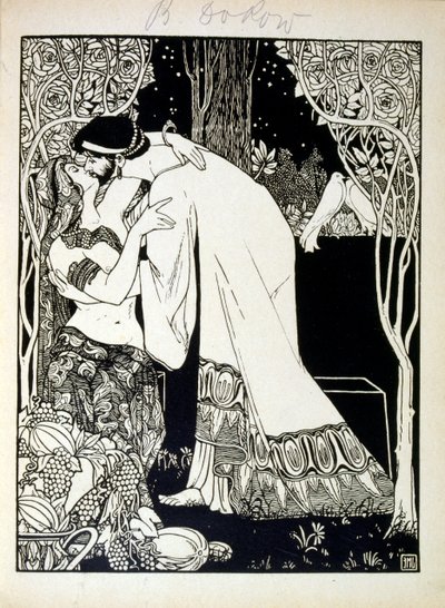 Salomo ja Saba, kirjasta Juuda, jonka on kuvittanut Ephraim Moses Lilien (1874-1925). Liliania pidetään sionistisen ikonografian isänä, joka on luotu jugendstil-tyyliin (saksalainen jugendtyyli). Hän kuvitti "Juda" (1900), raamatullisen runouden kirjan tekijältä Ephraim Moses Lilien