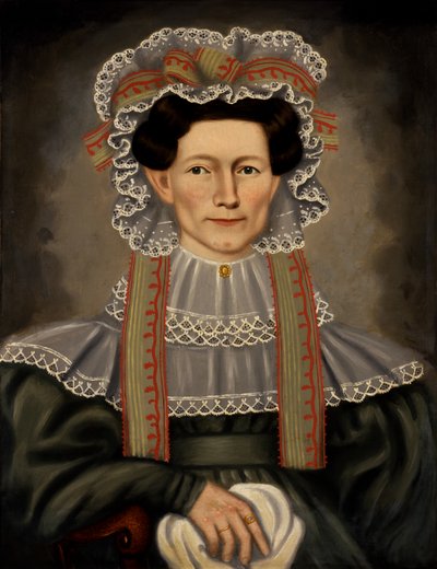 Lady of Squire Williams House, n. 1829. tekijältä Erastus Salisbury Field