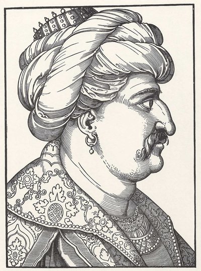 Muotokuva sulttaani Suleiman I Suuresta tekijältä Erhard Schon