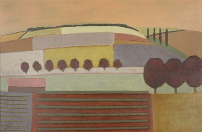Roussillonin maisema tekijältä Eric Contemporary Artist Hains