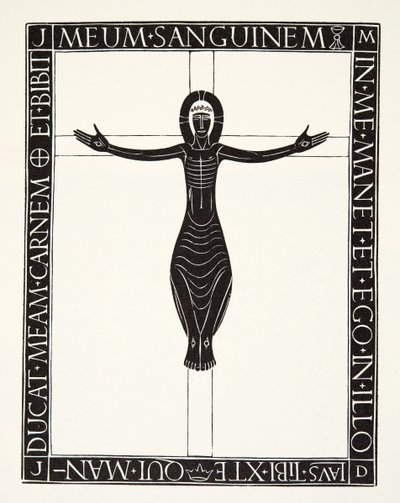Krusifiksi tekijältä Eric Gill
