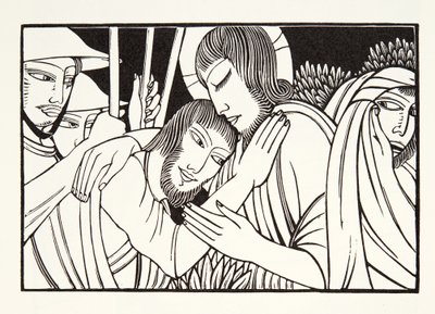 Juudaksen suudelma tekijältä Eric Gill