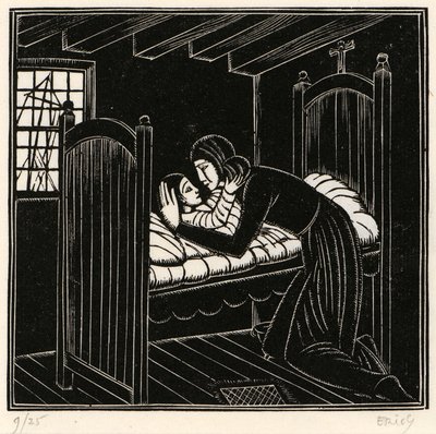 Äiti ja lapsi tekijältä Eric Gill