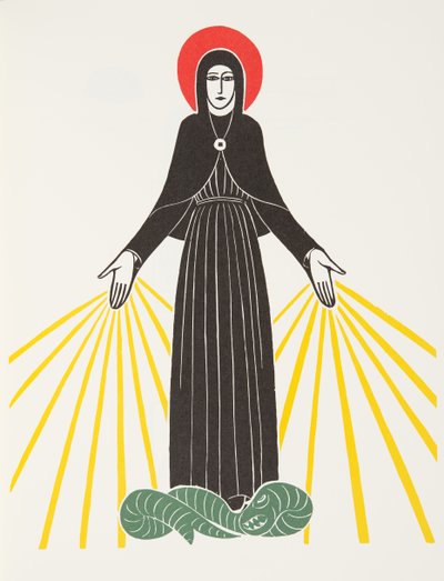 Our Lady of Lourdes tekijältä Eric Gill