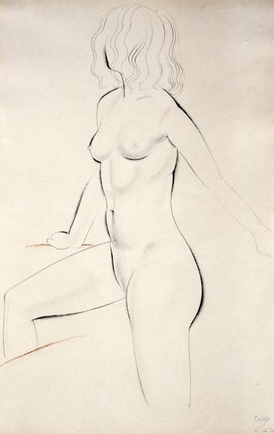 Pysyvä nainen alaston tekijältä Eric Gill