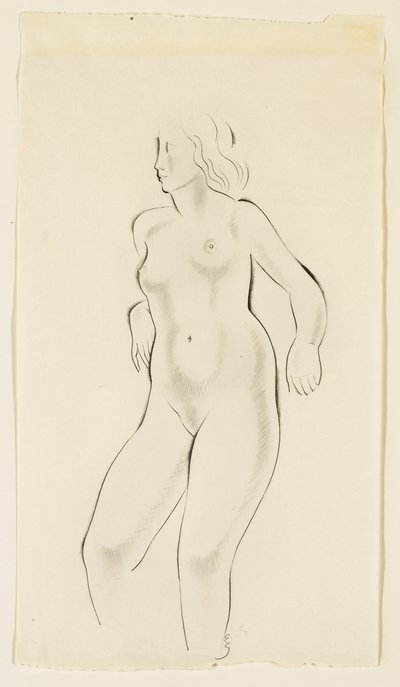 Naisen alastontutkimus tekijältä Eric Gill