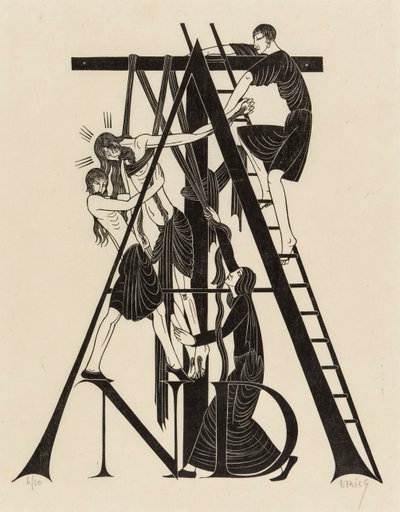Laskeuma tekijältä Eric Gill
