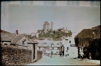 Corfe Castle, Corfe Castle, Purbeck, Dorset, Yhdistynyt kuningaskunta tekijältä Eric Maybank