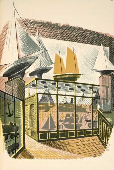 Model Ships and Trains, kuvitus J.M. Richardsin teoksesta 