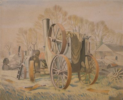 Traktori, 1933 tekijältä Eric Ravilious