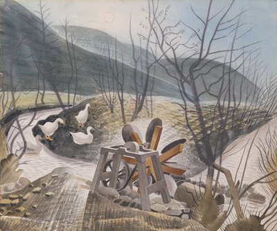 Vesipyörä, 1938 tekijältä Eric Ravilious