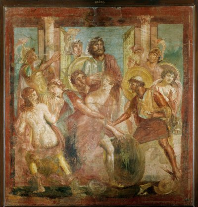 Odysseus löysi Akilleen Lykomedeksen tyttärien joukosta Skyroksella. tekijältä Erich Lessing