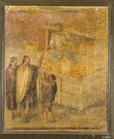 Leipurin koju tarjoaa tuoretta leipää ja kakkuja tekijältä Erich Lessing